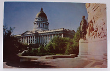State Capitol Mormon Battalion Monument Salt Lake City Utah UT Postcard Unposted picture