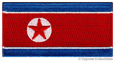 NORTH KOREA FLAG PATCH KOREAN DPRK KING JONG UN PYONGYANG embroidered iron-on  picture