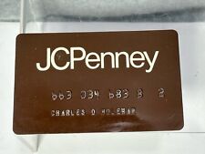 JCPENNY  DEPARTMENT STORE MEMBERSHIP CARD VINTAGE picture