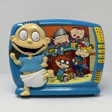 VTG 90’s Rugrats Lunchbox Blue Nickelodeon Pack Case Tommy Chuckie Angelica picture