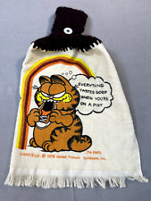 Garfield Towel Kitchen stove Tie On 1978 United Feature Syndicate Vintage picture