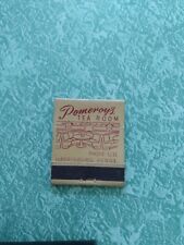 Vintage Matchbook Ephemera Collectible J6 Harrisburg Pennsylvania pomeroy tea ro picture
