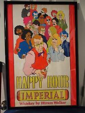 Rare Hiram Walker Imperial Whiskey Poster  picture