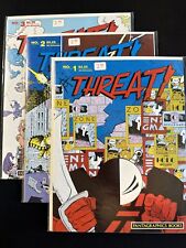 Threat #1 2 3 Comic Magazine Fantagraphics 1986 Lot Run Set Very Fine picture