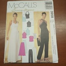 McCall's 3958 Halter Bodice Variations Pants Long Skirt Sizes AAX 4-10 UNCUT picture