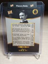 NIKOLA TESLA 2023 PIECE OF THE PAST JUMBO RELIC Founders EDITION RELIC picture
