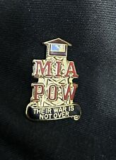 1986 Vintage POW MIA Pin HMC 1.25” Tall -  picture