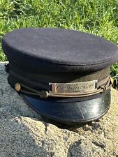 Vintage C St P M & O Railroad Chicago St Paul Minneapolis Omaha Conductor Hat ￼ picture