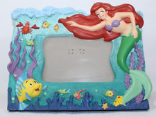 Vtg 1990s Disney The Little Mermaid Princess Ariel 3-D Embossed Picture Frame   picture