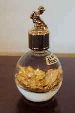 Bottle of 24K Gold flakes souvenir piece with Miner lid, bottle of gold picture