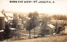 Real Photo Postcard Birds Eye View of St. Joseph, Ohio~112376 picture