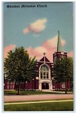 Columbia South Carolina Postcard Shandon Methodist Church Devine St. Chapel 1940 picture
