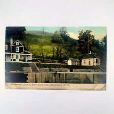 Postcard West Virginia Morgantown WV River Lock Pre-1907 Unposted Undivided Back picture