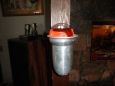 RARE antique RED BALL Glass Fire Extinguisher + holder  empty picture