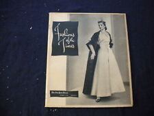 1948 OCTOBER 31 THE NEW YORK TIMES NEWSPAPER - FASHION OF THE TIMES - NP 6024 picture