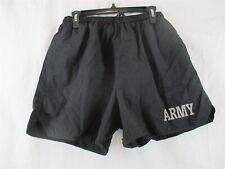 IPFU Shorts Medium Army Black and Silver PT Improved Physical Fitness USGI  picture