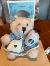 Starbucks Korea 2024 French Summer Bearista Keychain Blue Limited Edition picture