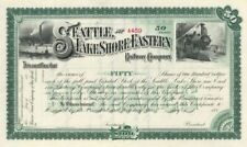 Seattle, Lake Shore and Eastern Railway Co. - Circa 1887-1896 Unissued Railroad  picture