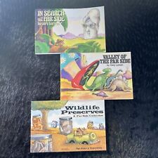 LOT OF 3 GARY LARSON THE FAR SIDE BOOKS: In Search, Valley, Wildlife Preserve picture