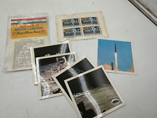 Apollo 11 Moon Landing Official NASA Films 12 Color Photo Album Prints & Stamps picture