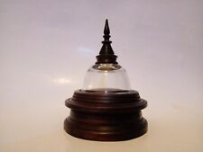 Wooden & glass Buddha Stupa-statue (Hand-Crafted) picture
