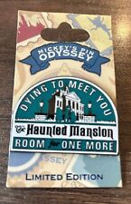 DISNEY HAUNTED MANSION MICKEY’S PIN ODYSSEY ROOM FOR ONE 1 MORE DYING TO MEET YU picture