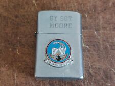 Vulcan lighter AO SCHOOL NATTC Jax GY Sgt Moore 1948 1970 USMC Double Sided picture