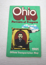 Vintage Original Ohio Official Transportation Map 1981 Booklet Collectible picture