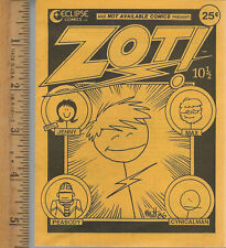 Zot #10 1/2 Eclipse Mini Comic Matt Feazell Scott McCloud 1986  B picture
