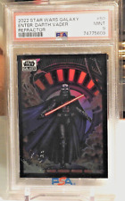 2022 Topps Chrome Star Wars Galaxy #50 Enter: Darth Vader Refractor Purple PSA 9 picture