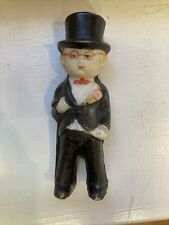 Bisque Frozen Charlie DOLL/Figurine Marked Japan 4” Tall Vintage picture