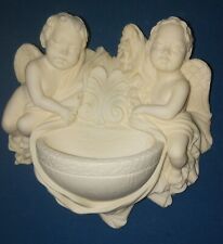 Vintage Cherub Angels Holy Water Basin made in Italy from Roman Inc Item # 22509 picture