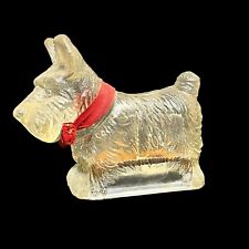 Vintage Scotty Dog Glass Candy Container TH Stough Co. Jeanette PA picture