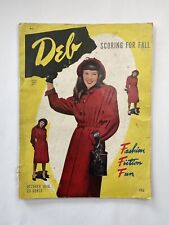  Vintage 1946 October DEB Teen Magazine ~ Fashion ~ College Theme picture