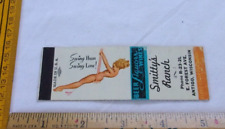 1940s-50s Petty pinup Smitty's Ranch Antigo WI VINTAGE matchbook cover picture