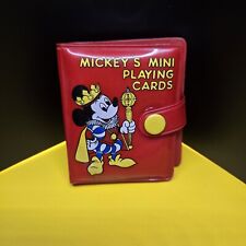 Vintage Mickey’s Mini Playing Cards Monogram Products Hong Kong Toy picture