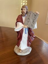 Vintage Homco  Religious Biblical Painted Moses With The Tablet Figurine #1464 picture