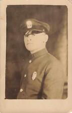 1910s RPPC Police Officer C.S. Colorado Springs? Real Photo Postcard Cop as-is picture