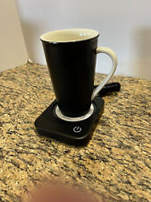 Starbucks 24 ounce Black & White Mug and New Coffee Warmer picture
