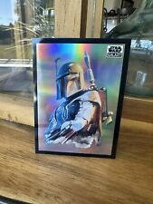 2022 Topps Chrome Star Wars Galaxy #10 Boba Fett Refractor picture
