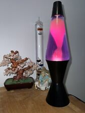 Lava Lite Lamp Vintage RARE 1990s Midnight Enchantress Purple / White #20 32oz picture