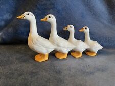 Vintage Ceramic Geese Family Ducks In A Row picture