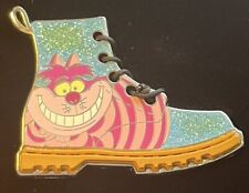 RARE Disney Shopping Pin Cheshire Cat Sparkly Boot Steppin’ Out  LE 500  NIP picture