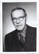 Alfred Day Hersey Nobel Prize Medicine 1962 Signed Photograph picture