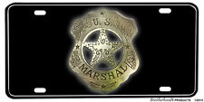 US Marshal Vintage Badge Aluminum License Plate - Badge Design picture