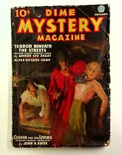 Dime Mystery Magazine Pulp Nov 1936 Vol. 12 #4 GD picture