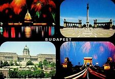 GREETINGS FROM BUDAPEST HUNGARY - POSTCARD picture