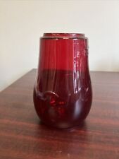 Vintage Used Red Glass Dietz Fitzall NY USA Loc-Nob 12-4-23 picture