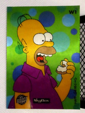 The Simpsons Series 2 Wiggle Card W1 HOMER  Skybox 1994 Near Mint In Top Loader picture
