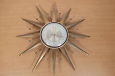 Vintage Smiths 1960s Sunburst Wall Clock Morning Sun Sectronic FAULTY PROJECT picture